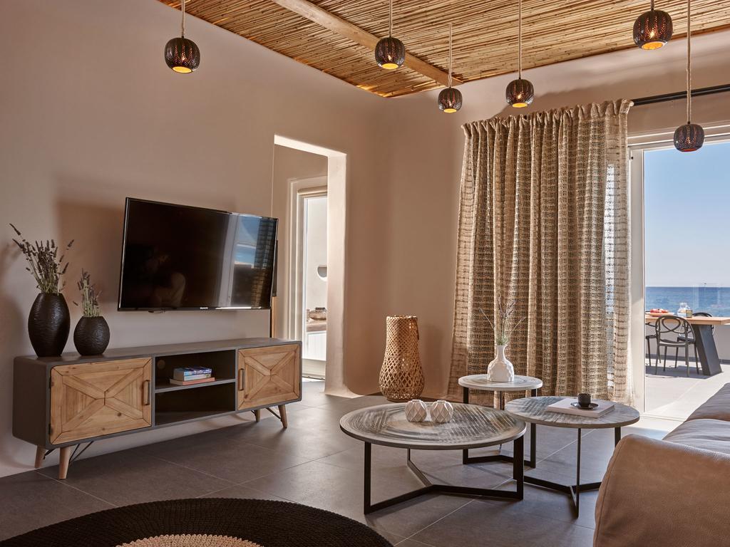 Incognito Beach Villa Santorini Kamári Buitenkant foto