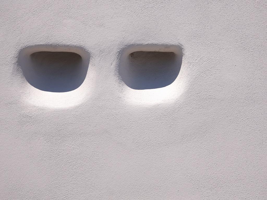 Incognito Beach Villa Santorini Kamári Buitenkant foto